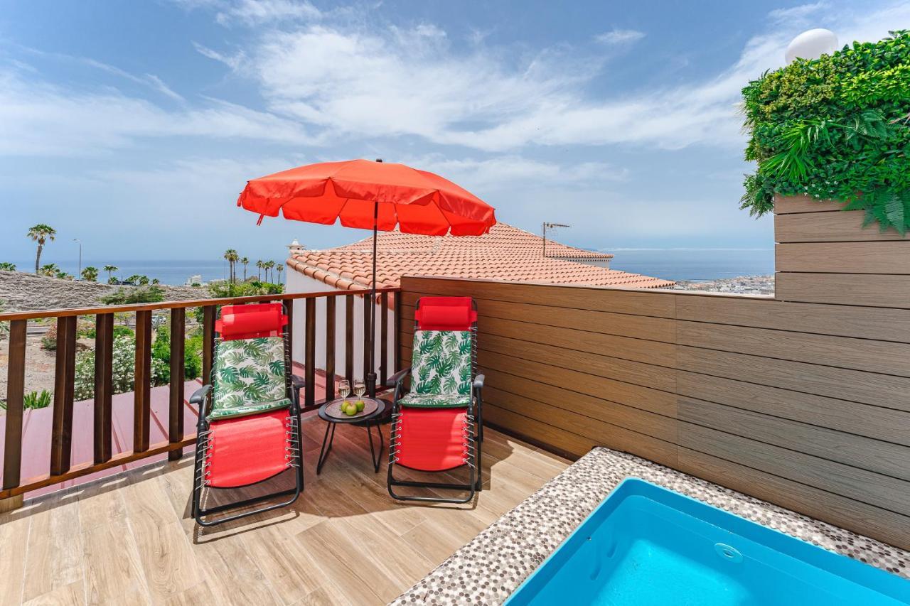 Bungalow Private Pool Bbq Air Conditioning Stunning Ocean View Costa Adeje  Buitenkant foto